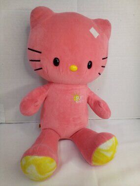 Hello Kitty Build A Bear Sunshine Pink Coral 18" Stuffed Plush
